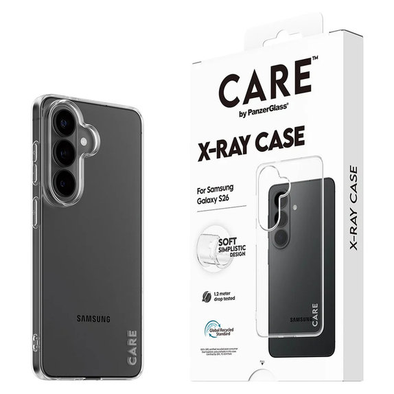 Étui X-Ray pour Samsung Galaxy S26, Transparent, PanzerGlass