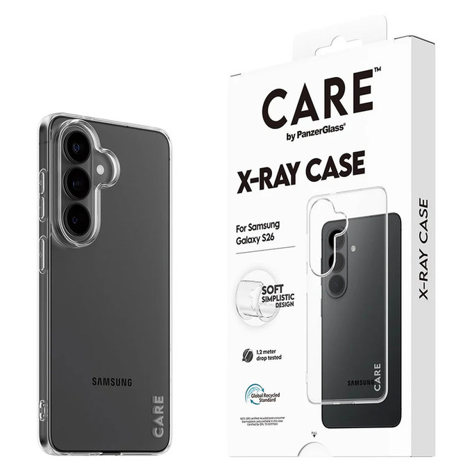 Étui X-Ray pour Samsung Galaxy S26, Transparent, PanzerGlass