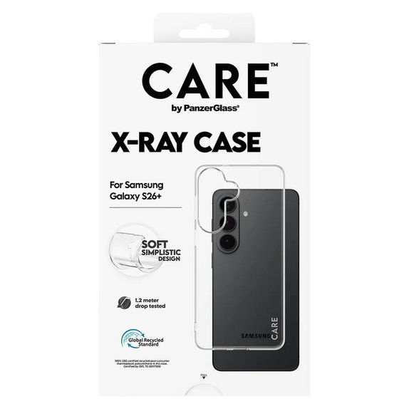 Étui X-Ray pour Samsung Galaxy S26+, Transparent, PanzerGlass
