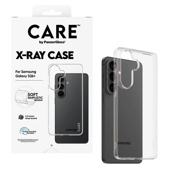 Étui X-Ray pour Samsung Galaxy S26+, Transparent, PanzerGlass