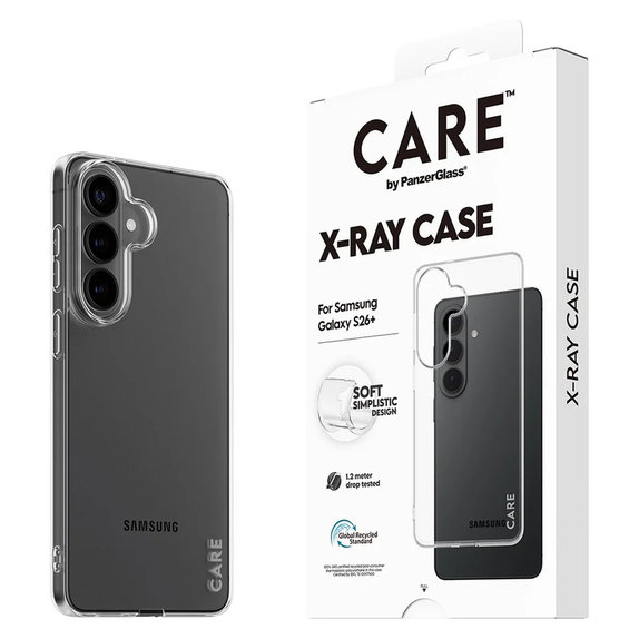 Étui X-Ray pour Samsung Galaxy S26+, Transparent, PanzerGlass