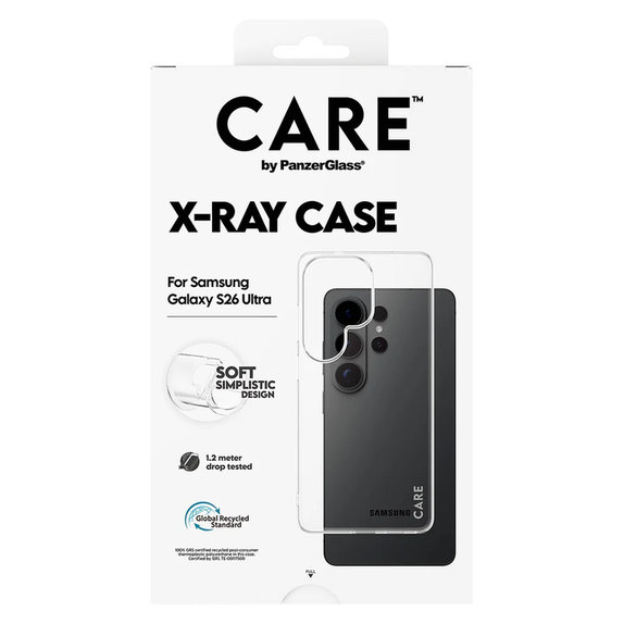Étui X-Ray pour Samsung Galaxy S26 Ultra, Transparent, PanzerGlass