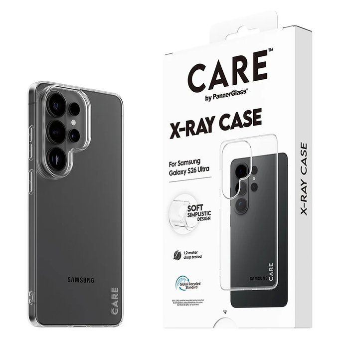 Étui X-Ray pour Samsung Galaxy S26 Ultra, Transparent, PanzerGlass
