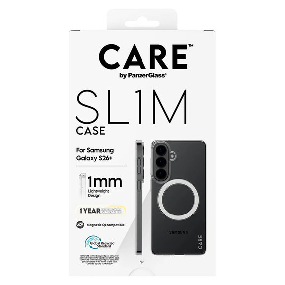Étui SL1M pour Samsung Galaxy S26+, Transparent, PanzerGlass