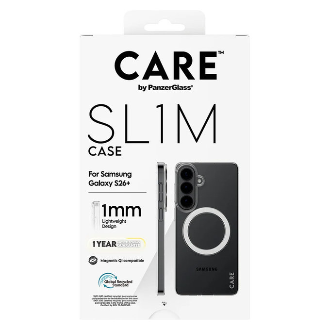 Étui SL1M pour Samsung Galaxy S26+, Transparent, PanzerGlass