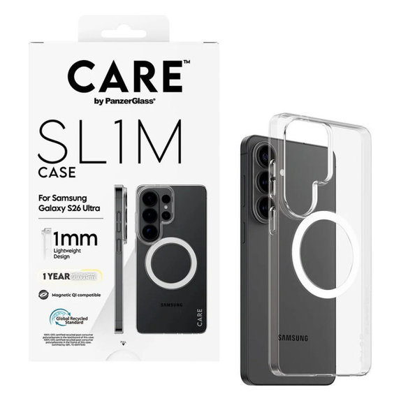 Étui SL1M pour Samsung Galaxy S26 Ultra, transparente, PanzerGlass