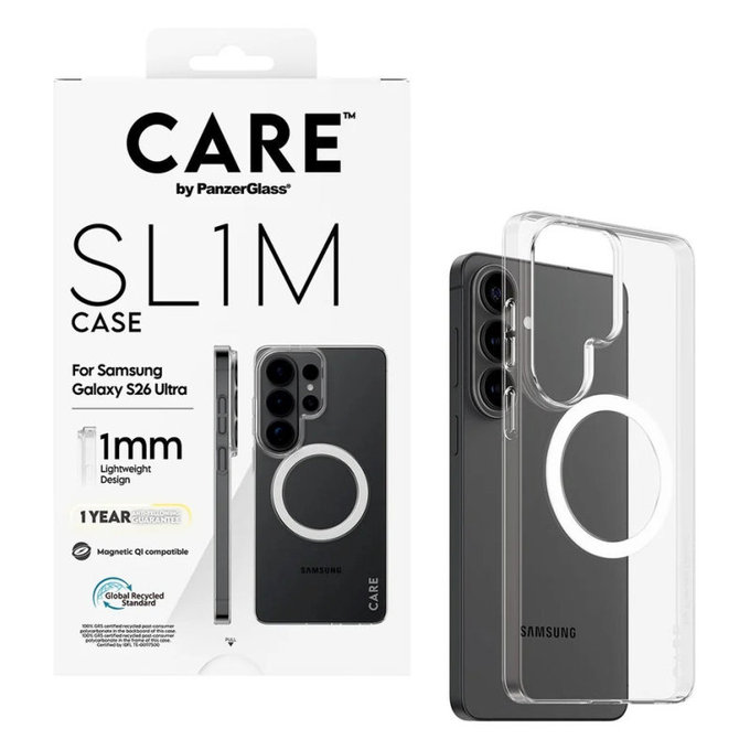 Étui SL1M pour Samsung Galaxy S26 Ultra, transparente, PanzerGlass