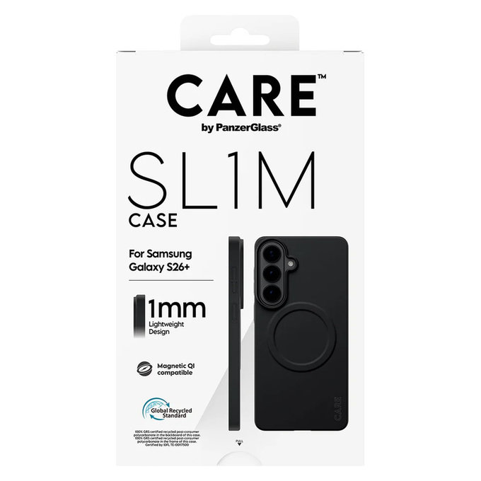 Étui SL1M pour Samsung Galaxy S26+, Noir, PanzerGlass