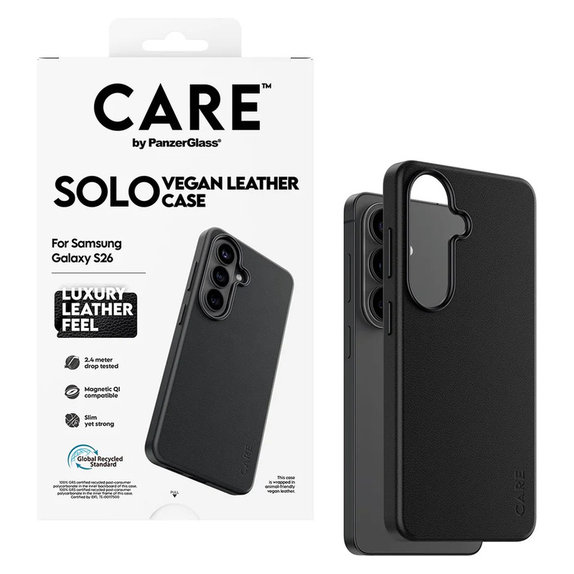 Étui Solo pour Samsung Galaxy S26, Noir, PanzerGlass