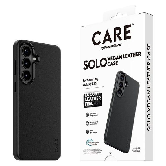 Étui Solo pour Samsung Galaxy S26+, Noir, PanzerGlass