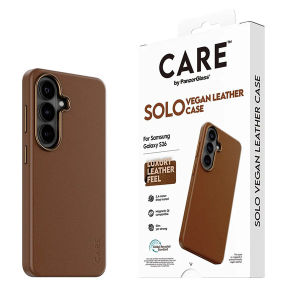 Étui Solo pour Samsung Galaxy S26, Hnedé, PanzerGlass