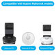 Kit de pièces de rechange pour Xiaomi Roborock Q7+, Q7 Max, Q7 Max+ (1x Brosse principale, 2x Filtre, 2x Brosse latérale – blanche)