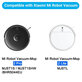 Kit de pièces de rechange pour Xiaomi Mi Robot Vacuum Mop 2 Pro, 2 Lite (2x Brosse principale, 4x Filtre, 4x Brosse latérale)