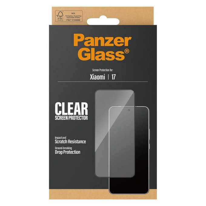 Verre trempé UWF pour Xiaomi 17, Noir, PanzerGlass