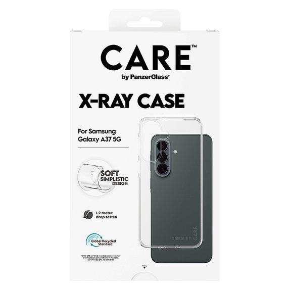 Étui X-Ray pour Samsung Galaxy A37, Transparent, PanzerGlass