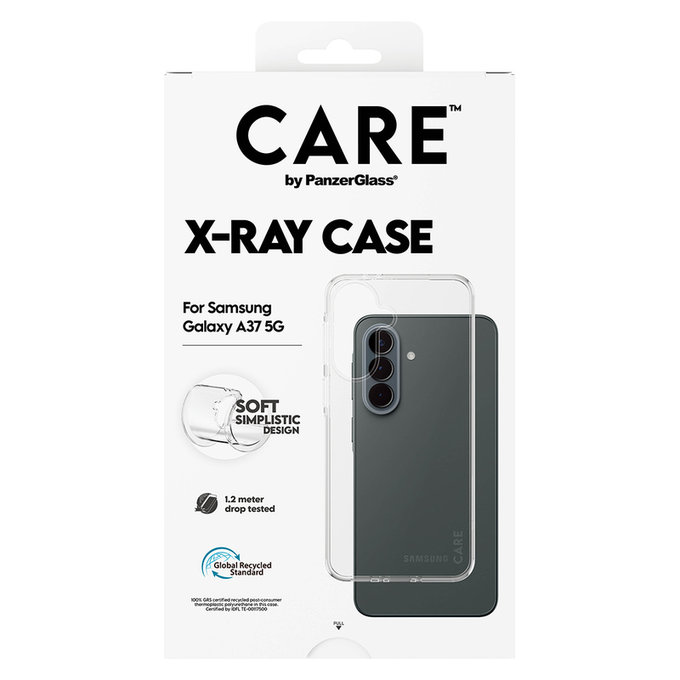 Étui X-Ray pour Samsung Galaxy A37, Transparent, PanzerGlass