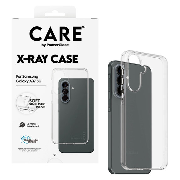 Étui X-Ray pour Samsung Galaxy A37, Transparent, PanzerGlass