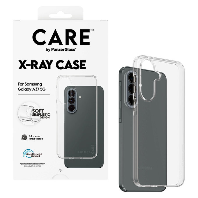 Étui X-Ray pour Samsung Galaxy A37, Transparent, PanzerGlass