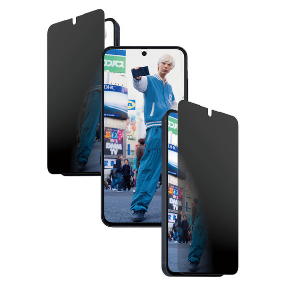 Verre trempé UWF Privacy avec applicateur pour Samsung Galaxy A57, Clair, PanzerGlass