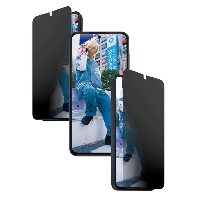 Verre trempé UWF Privacy avec applicateur pour Samsung Galaxy A37, Clair, PanzerGlass