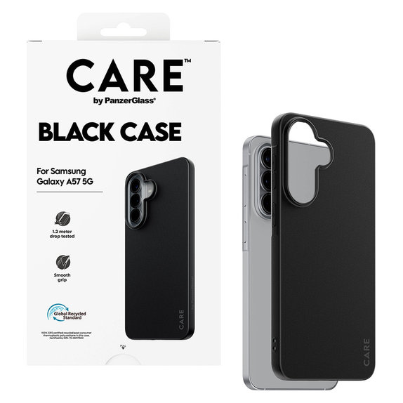 Étui TPU pour Samsung Galaxy A57, Noir, PanzerGlass