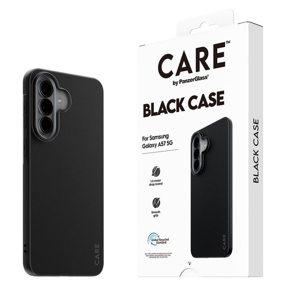 Étui TPU pour Samsung Galaxy A57, Noir, PanzerGlass