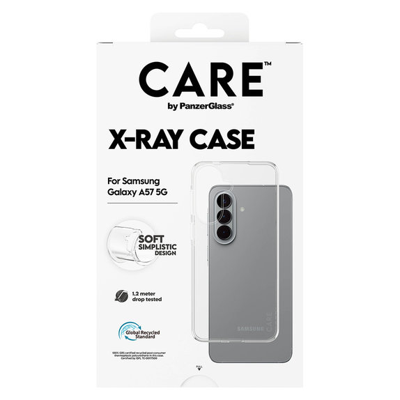 Étui X-Ray pour Samsung Galaxy A57, Transparent, PanzerGlass