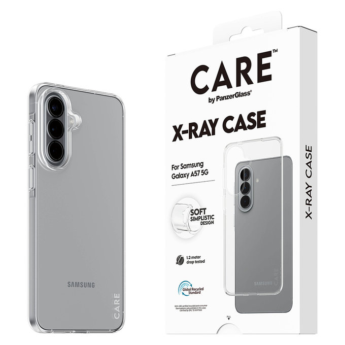 Étui X-Ray pour Samsung Galaxy A57, Transparent, PanzerGlass
