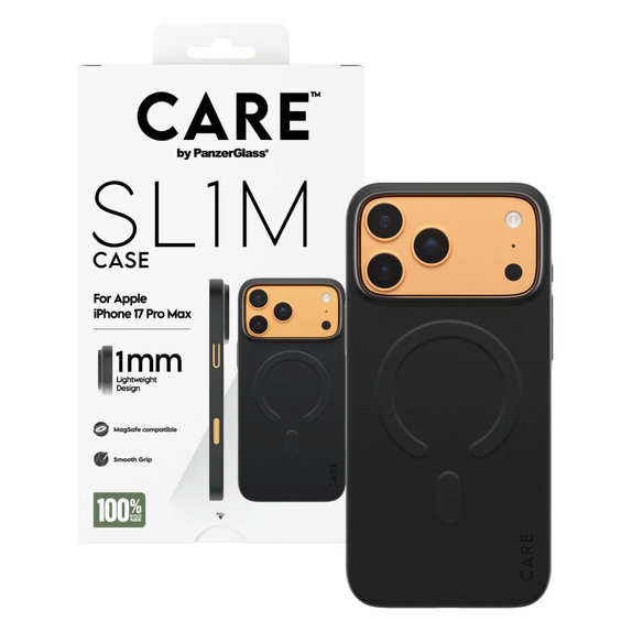 Étui SL1M pour iPhone 17 Pro Max, noir, PanzerGlass