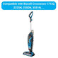 Kit de pièces de rechange pour Bissell Crosswave 17132, 2225N, 2582N, 3551N (1x brosse rotative pour tapis, 1 paire de brosses rotatives pour différentes surfaces, 2x Filtre)