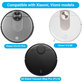 Kit de pièces de rechange pour Xiaomi Viomi V2, V2 Pro, V3, SE, Mi Robot Vacuum Mop Pro (P), 2S (2x Brosse principale, 4x Filtre, 4x Brosse latérale)