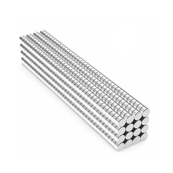 Aimant cylindrique en néodyme N35, 5 x 3mm, 200 pièces