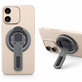 Support magnétique pour téléphone avec béquille, compatible avec MagSafe, noir