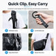Support magnétique pliable pour téléphone, compatible avec MagSafe, noir