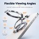 Anneau magnétique pliable pour téléphone, argent