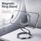 Anneau magnétique pliable pour téléphone, argent