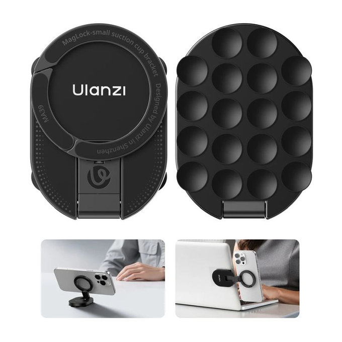 Support magnétique à ventouse Ulanzi MA39, noir