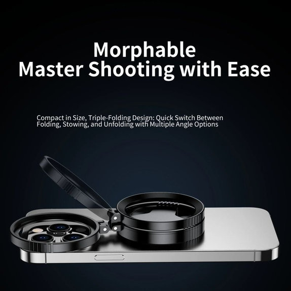 Filtre polarisant CPL 52mm avec support magnétique pour smartphone