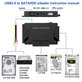 Adaptateur USB 3.0 vers SATA / IDE pour HDD/SSD 2.5" et 3.5" et lecteurs optiques