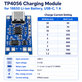 Module de charge TP4056 pour batterie Li-ion 18650, USB-C, 1 A