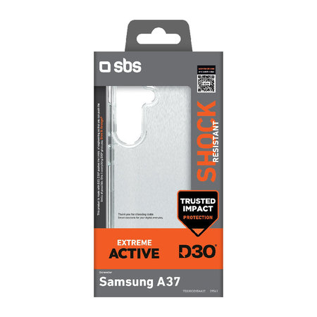 SBS - Coque Extreme Active D3O pour Samsung Galaxy A37, noir