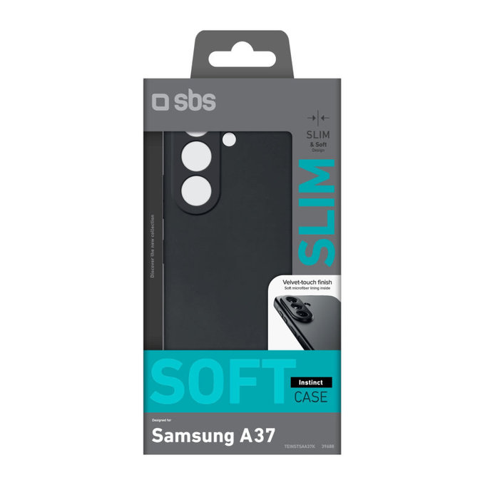 SBS - Coque Instinct pour Samsung Galaxy A37, noir