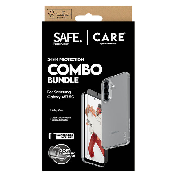 Bundle 2-en-1 pour Samsung Galaxy A57, PanzerGlass