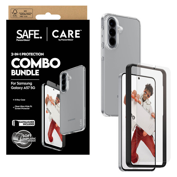 Bundle 2-en-1 pour Samsung Galaxy A57, PanzerGlass