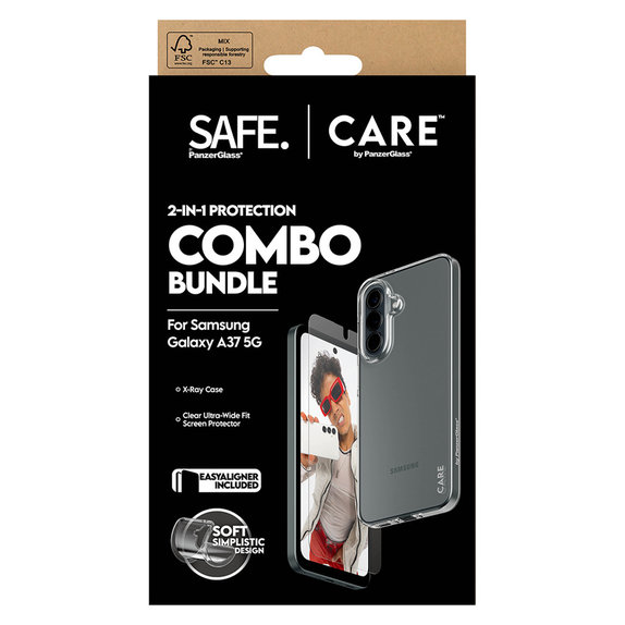Bundle 2-en-1 pour Samsung Galaxy A37, PanzerGlass