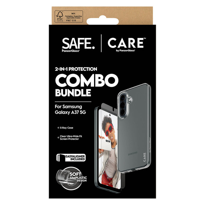 Bundle 2-en-1 pour Samsung Galaxy A37, PanzerGlass