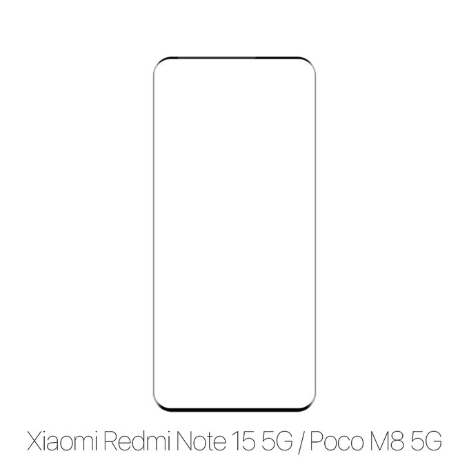FixPremium FullCover Glass - Verre trempé pour Xiaomi Redmi Note 15 5G, Poco M8 5G