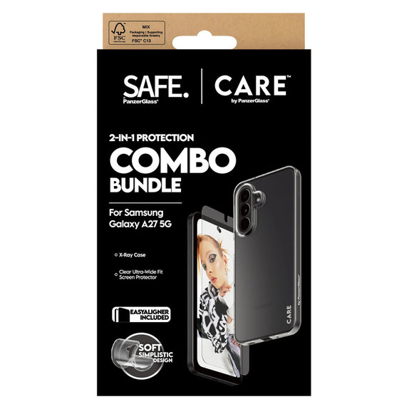 Bundle 2-en-1 pour Samsung Galaxy A27, PanzerGlass