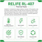 Pâte thermique en silicone Relife RL-407, 6 W/mK, 20g, rose