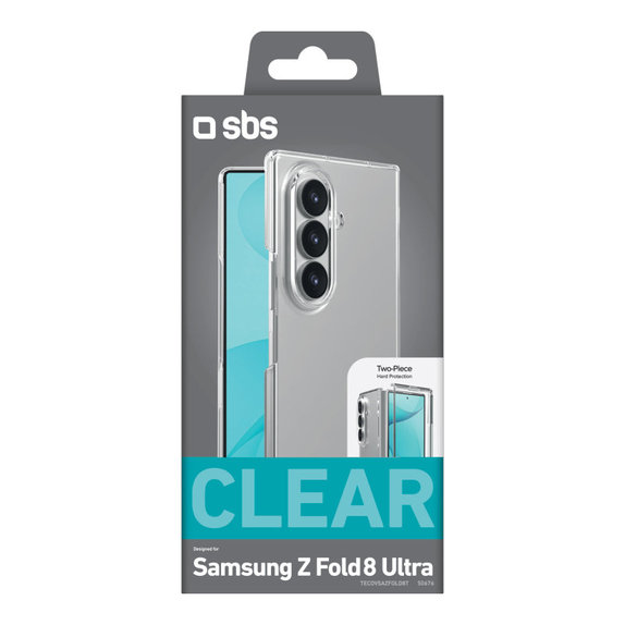 Étui Crystal pour Samsung Galaxy Z Fold8 Ultra, Transparent, SBS